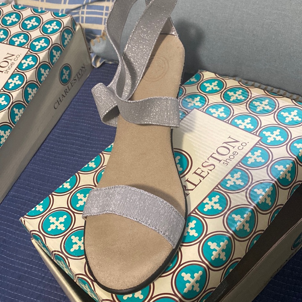 Charleston Shoe Company silver sandal